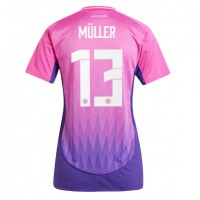 Maglie da calcio Germania Thomas Muller #13 Seconda Maglia Femminile Europei 2024 Manica Corta